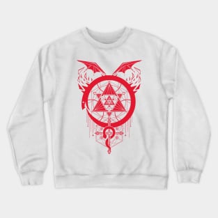 Red Snakes of Alchemy Crewneck Sweatshirt